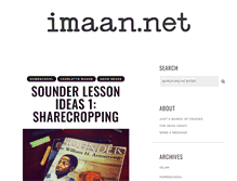Tablet Screenshot of imaan.net